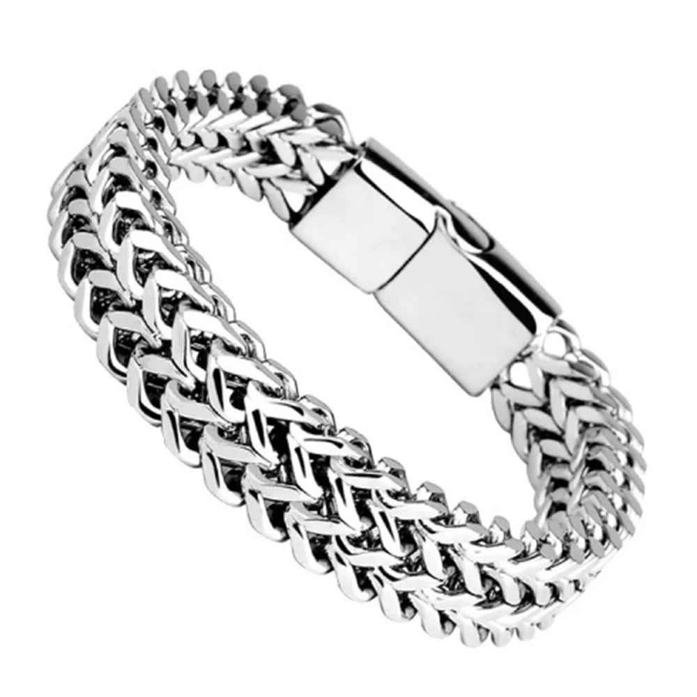 LuxeScale Steel Bracelet