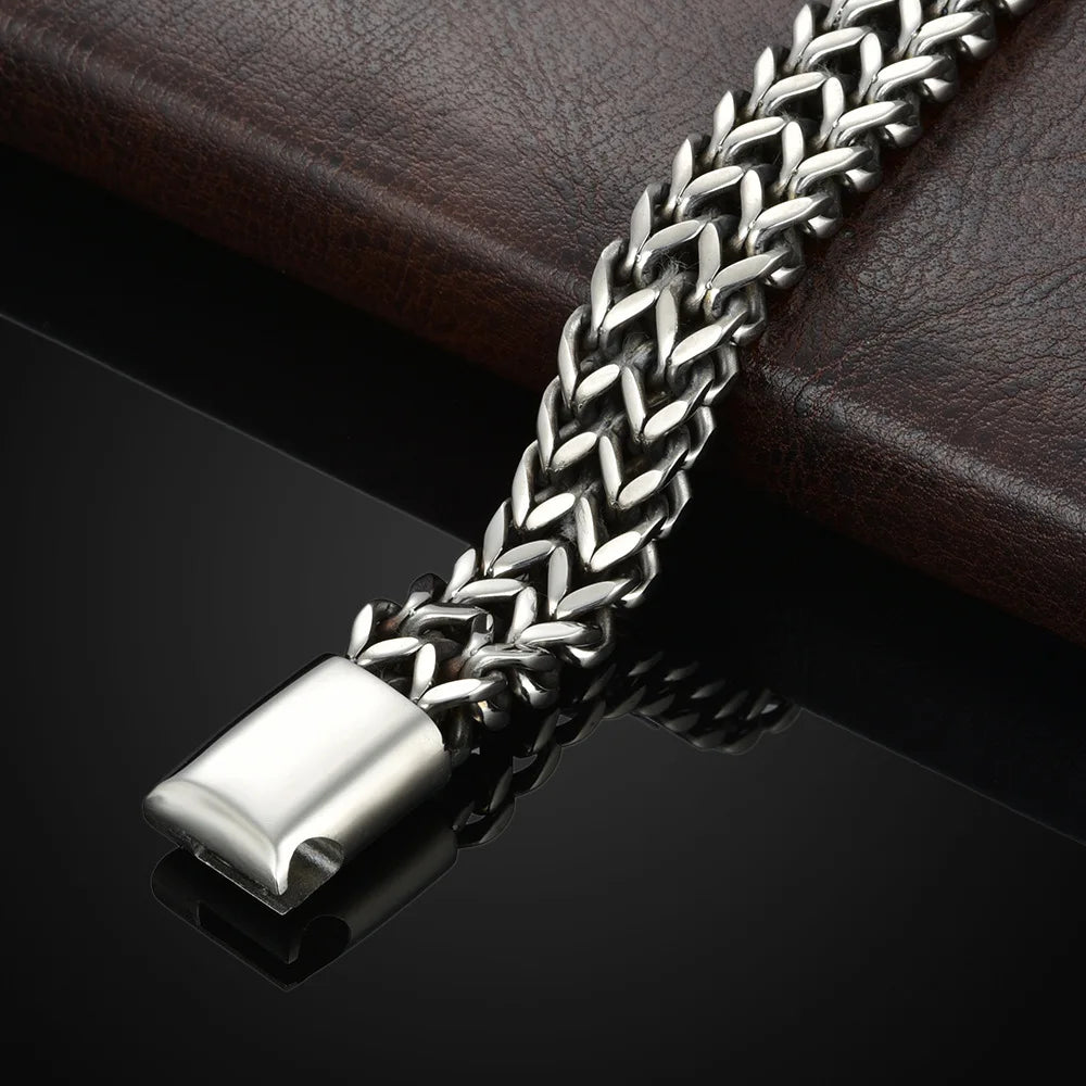 LuxeScale Steel Bracelet