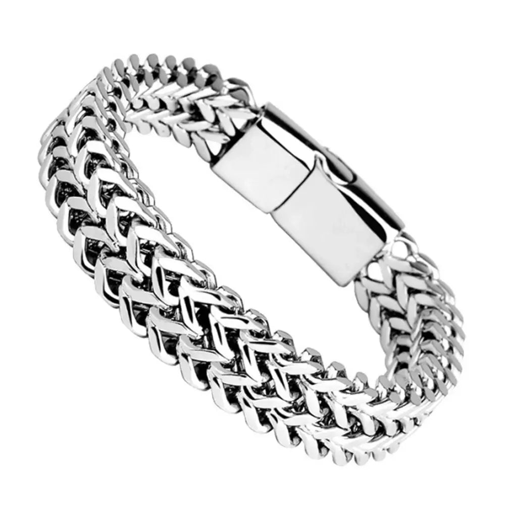 LuxeScale Steel Bracelet