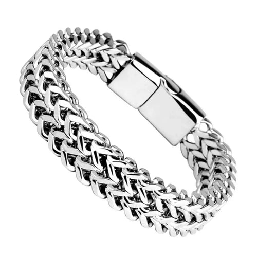 LuxeScale Steel Bracelet